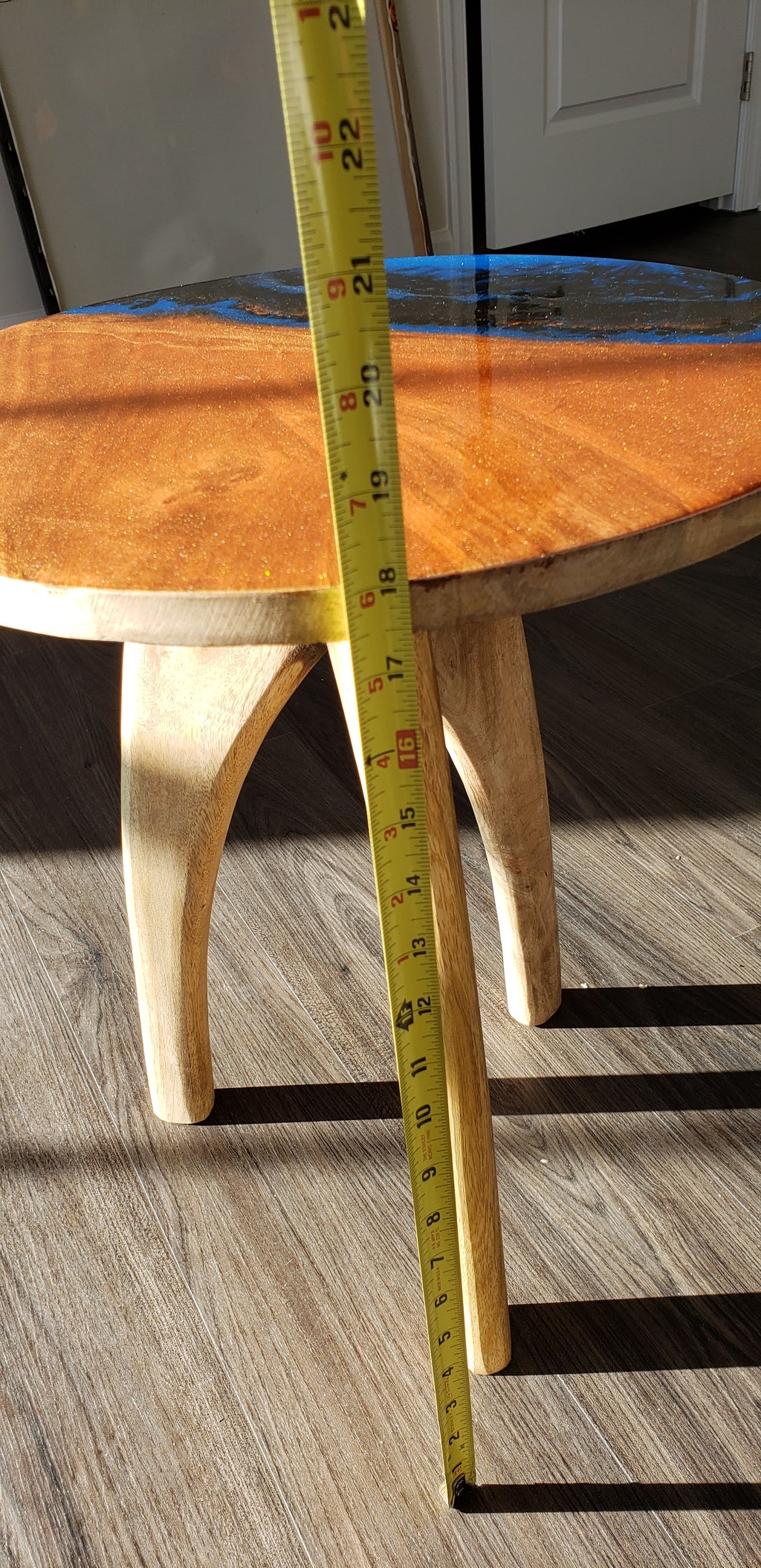 Resin Top Side Table