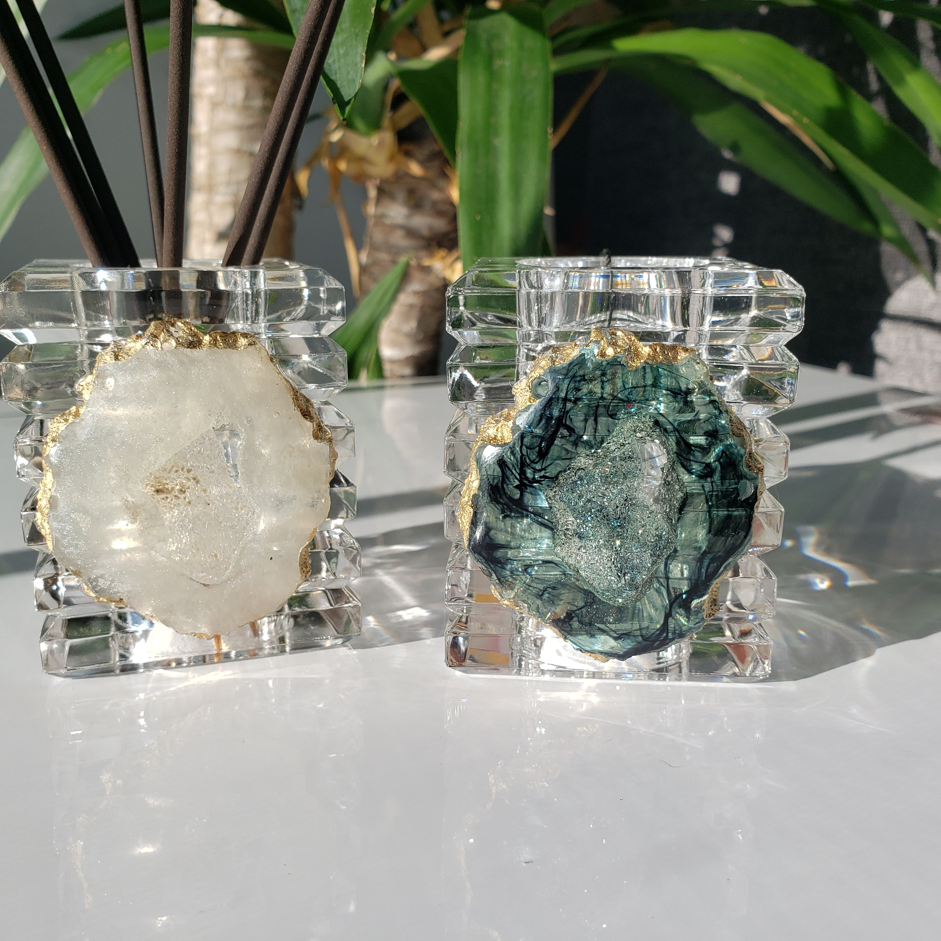 Gemstone Incense Sticks Holder