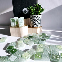 Domino Set - Mint Green Abstract