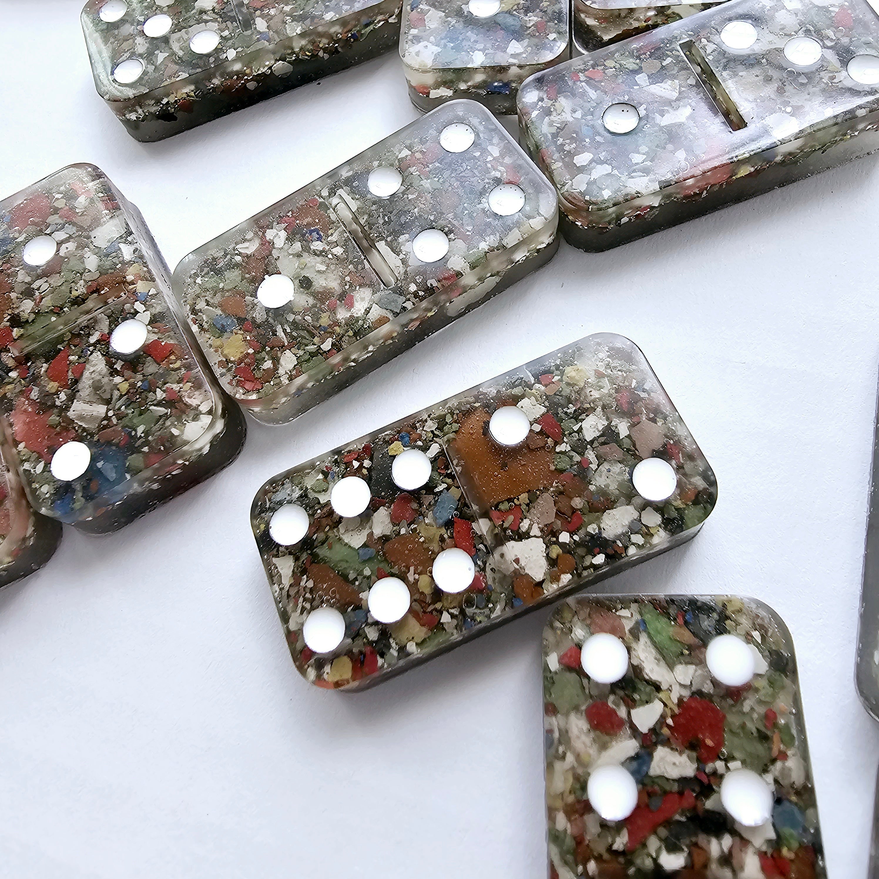 Domino Set - Cement Pieces