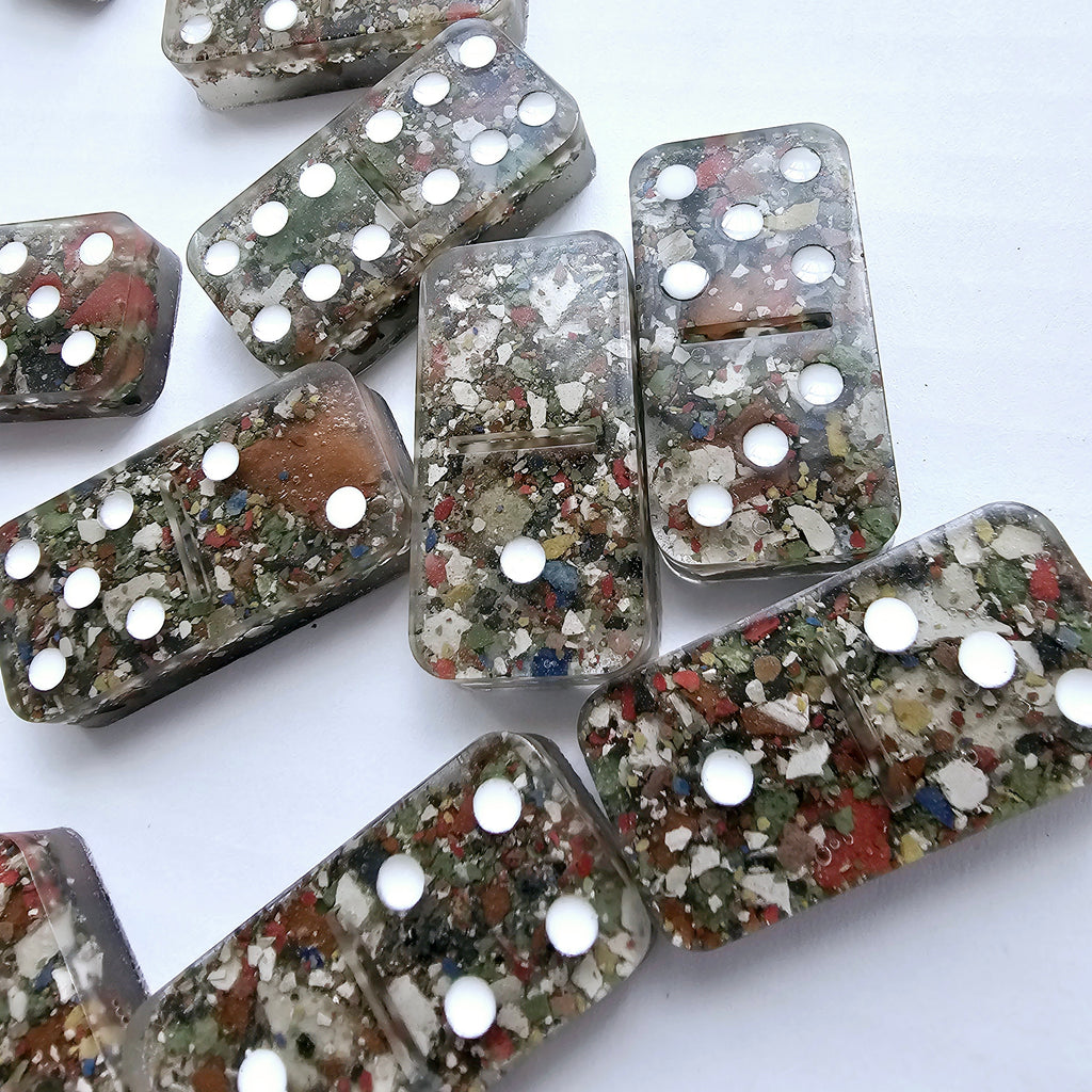 Domino Set - Cement Pieces