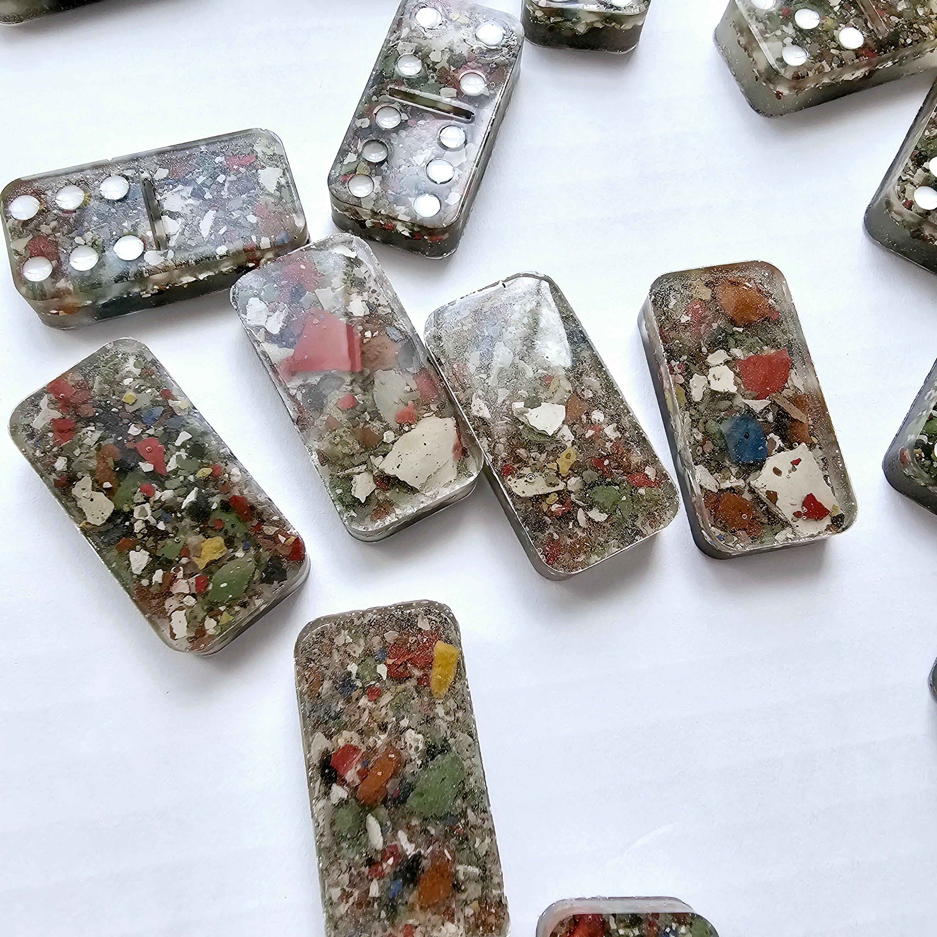 Domino Set - Cement Pieces