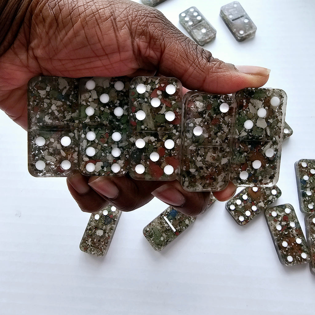 Domino Set - Cement Pieces