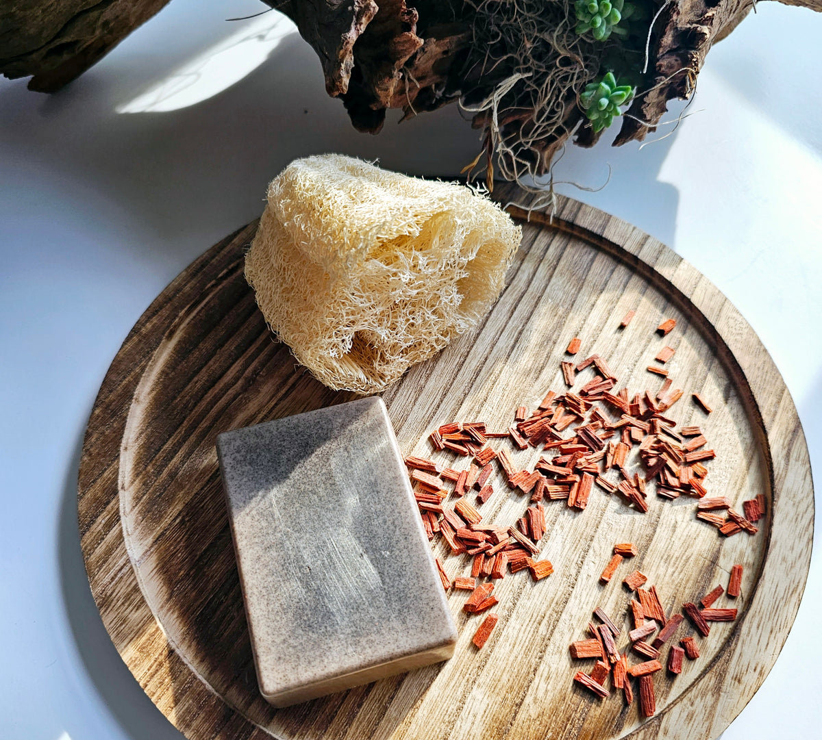 Sandalwood + Spice Scented Soap