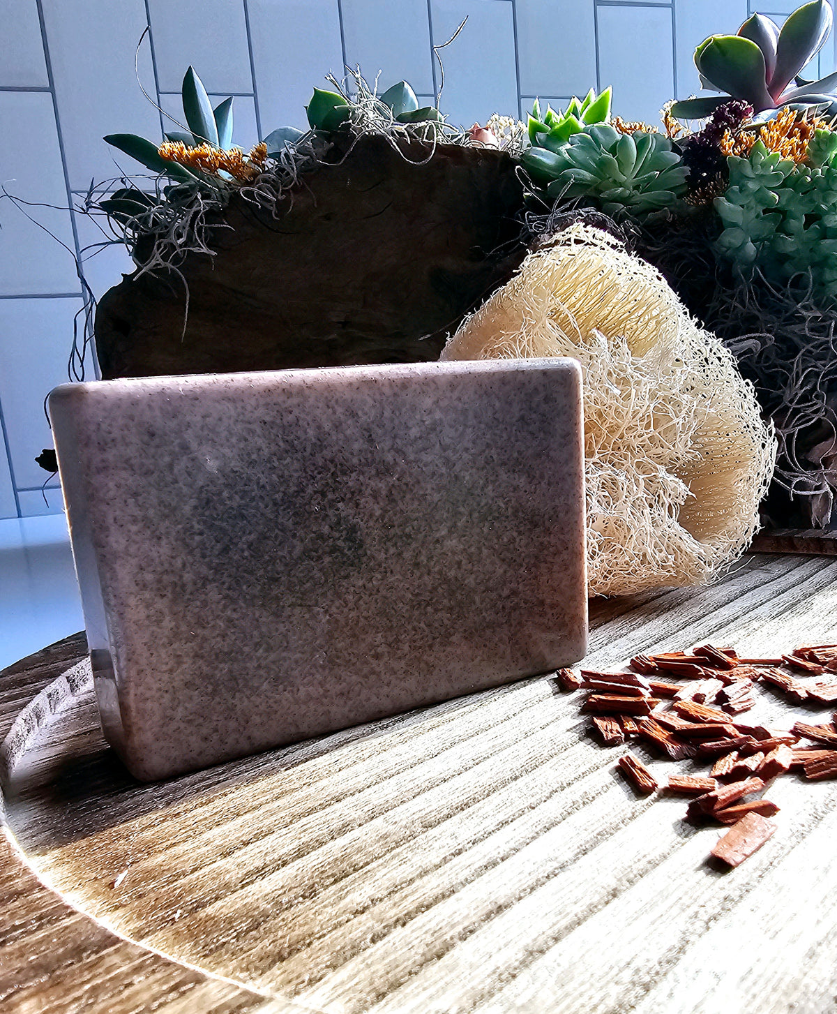 Sandalwood + Spice Scented Soap