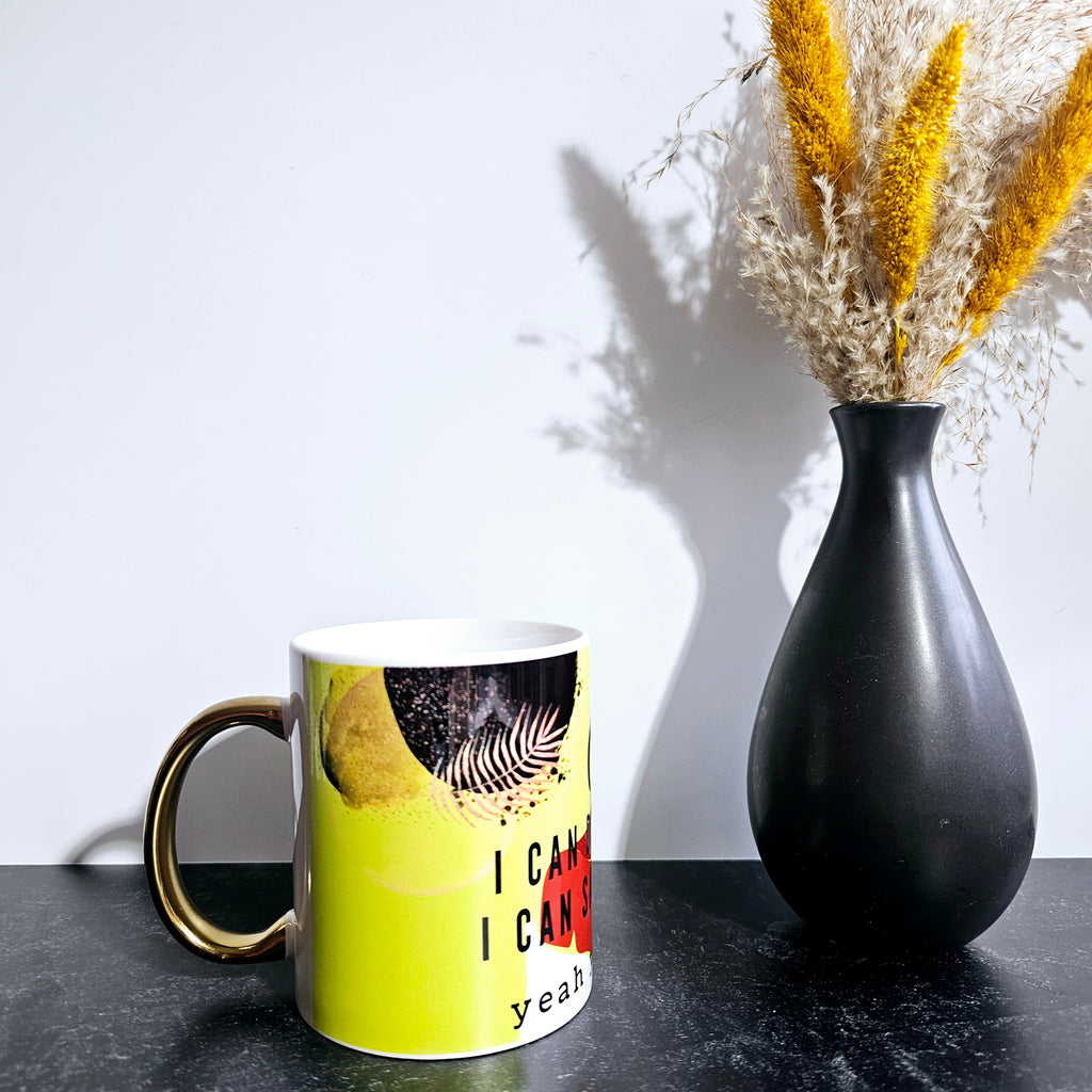 I Can Do Whateva Mug 11oz - Lime Yellow