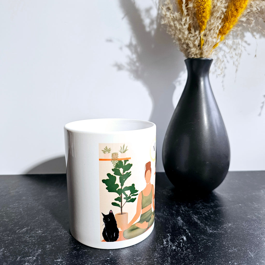 Meditation with my Fur Babies Mug 11oz -