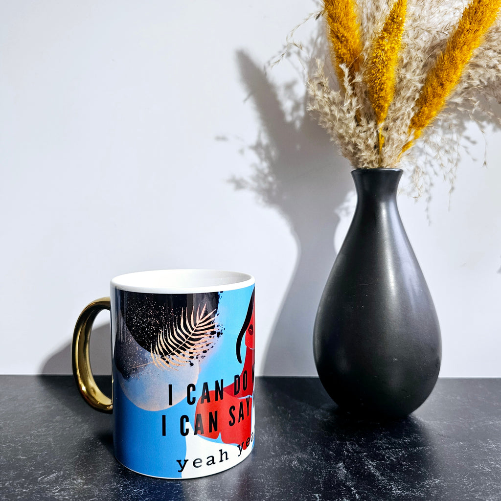 I Can Do Whateva Mug 11oz - Carolina Blue