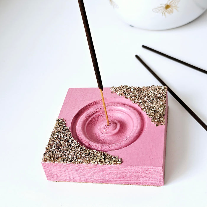 Rose Gold Incense Holder