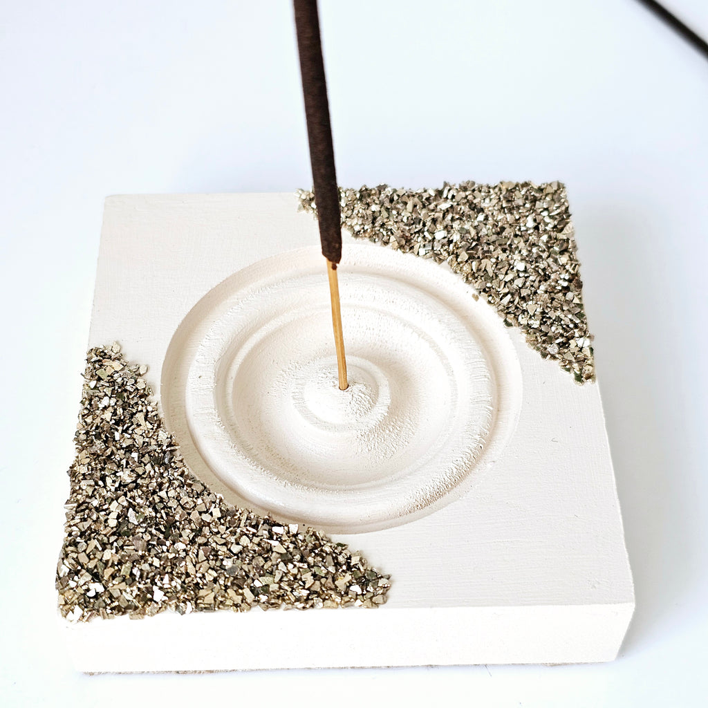 Tan Incense Holder