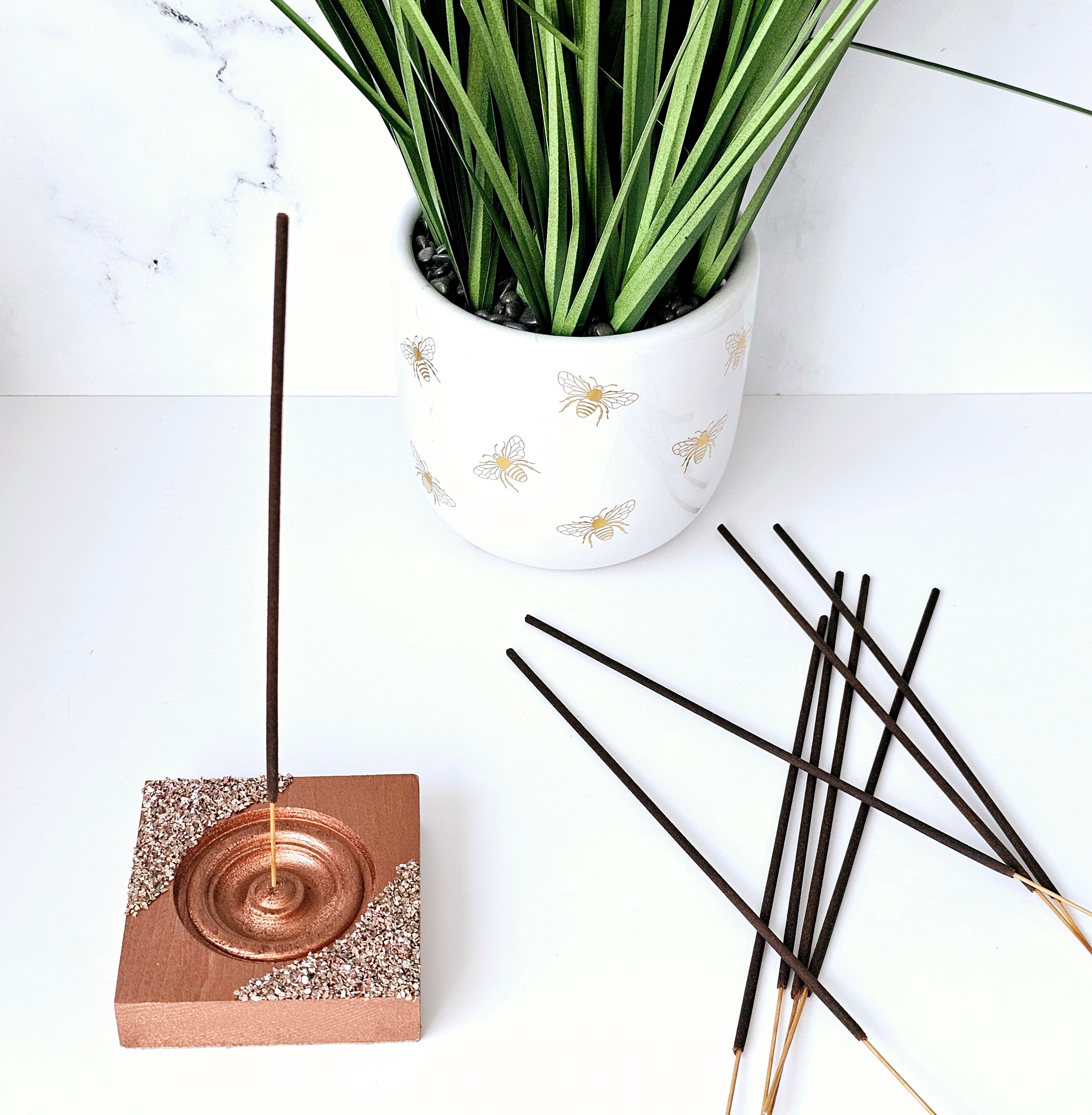 Copper Incense Holder
