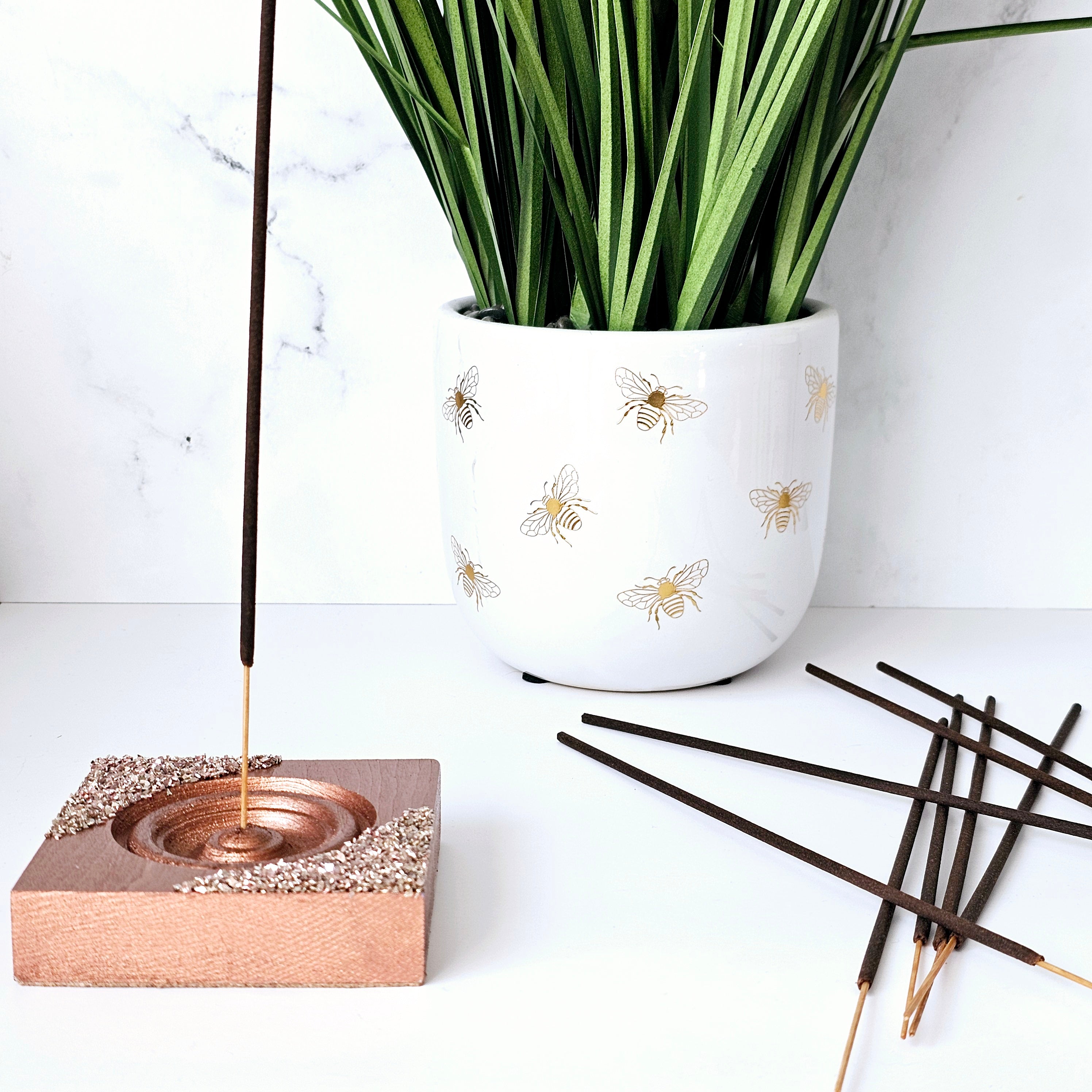 Copper Incense Holder