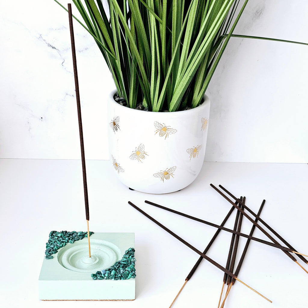Malachite Incense Holder