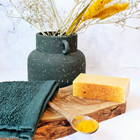 Turmeric + Peppermint Scented Soap