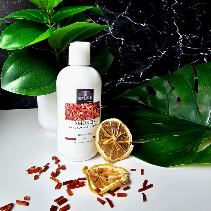 Smoked Sandalwood + Lemon Body Wash