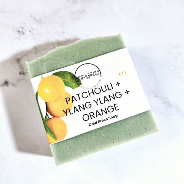 Patchouli + Ylang Ylang Orange Bar Soap