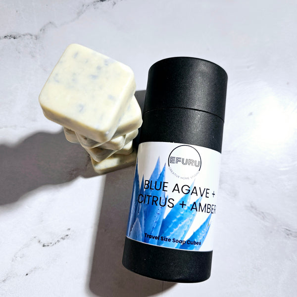 Travel Cube Soap: Blue Agave +Citrus + Amber