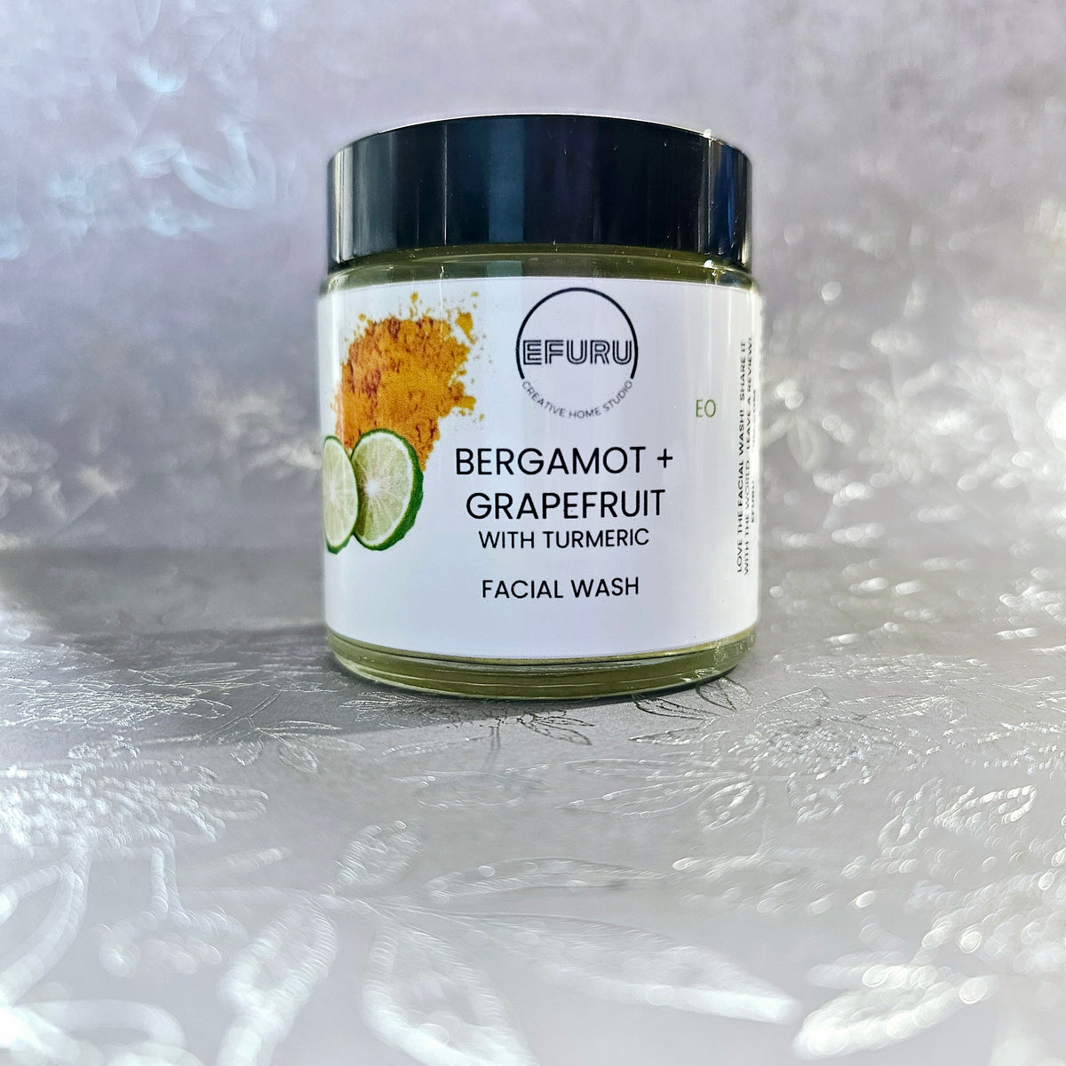 Bergamot + Grapefruit Facial Wash (Infused with Ground Turmeric)