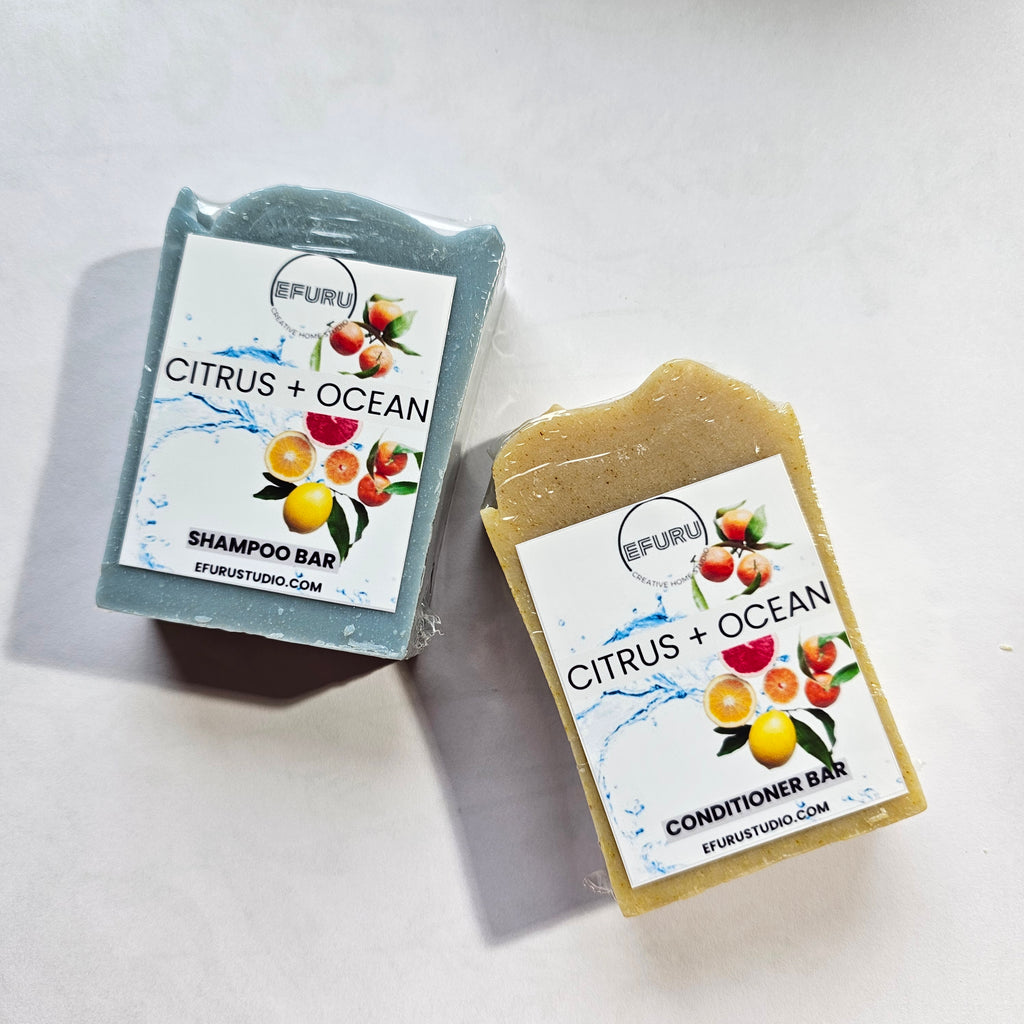 Citrus + Ocean Shampoo and/or Conditioner Bar Soap