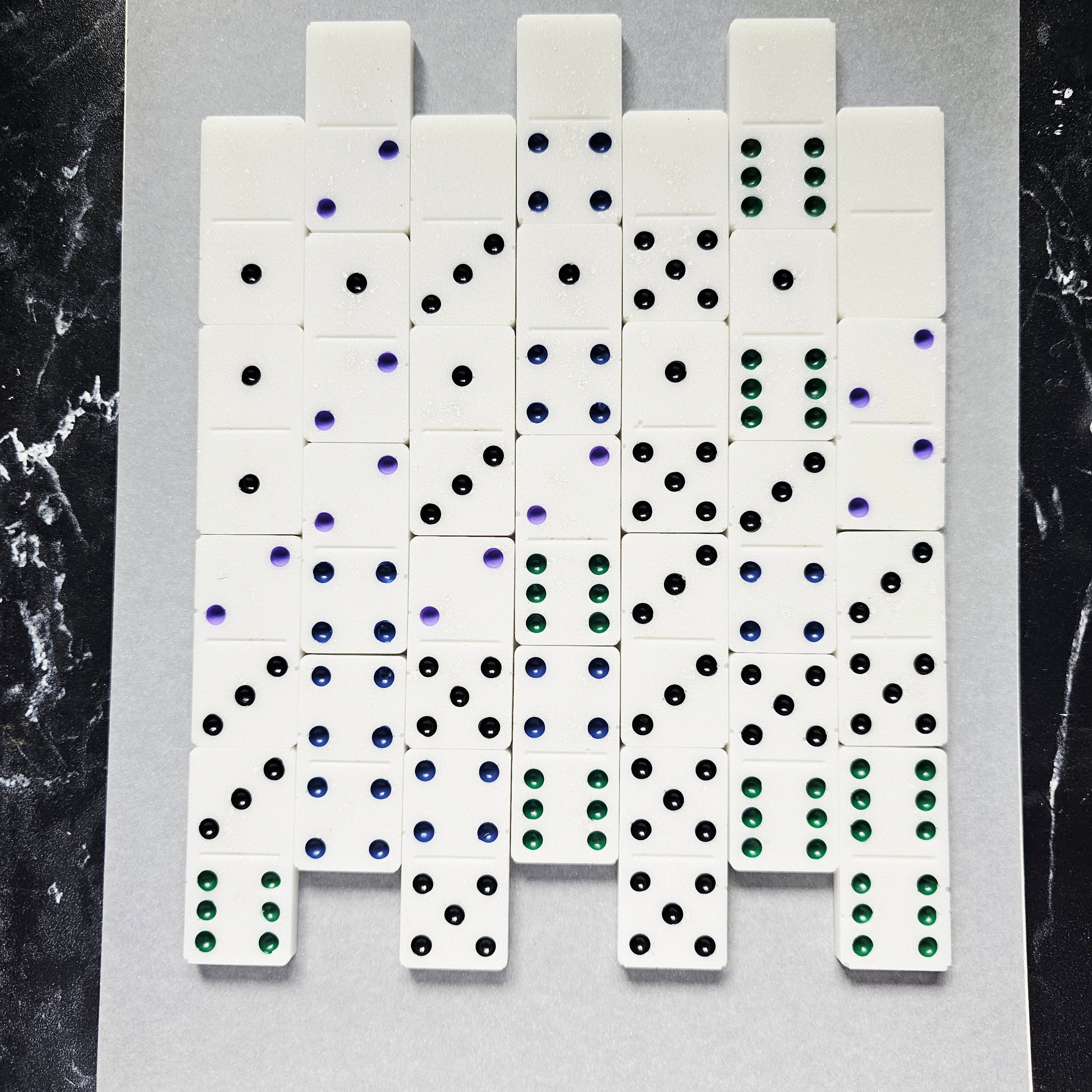 Domino Set - Violet Storm