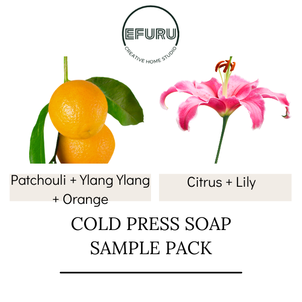 Patchouli Ylang Ylang + Orange/Citrus + Lily Soap Sample Pack