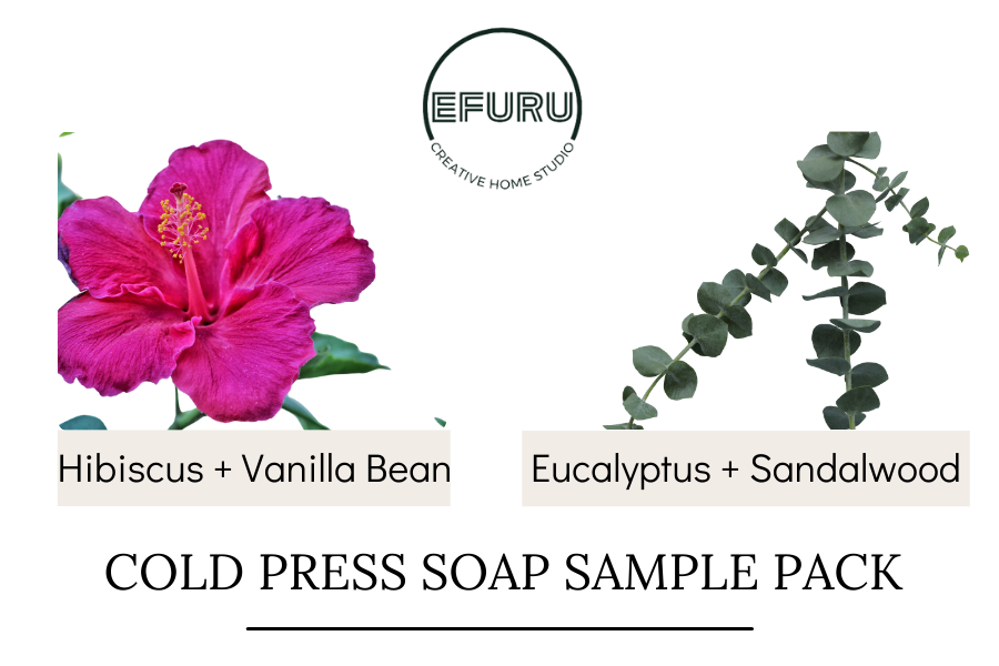 Hibiscus + Vanilla Bean/Eucalyptus + Sandalwood Soap Sample Pack