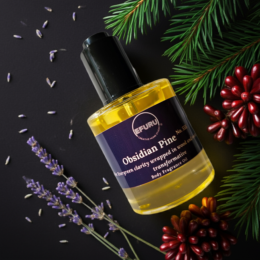 Obsidian Pine 555 - Push-top Body Fragrance Oil