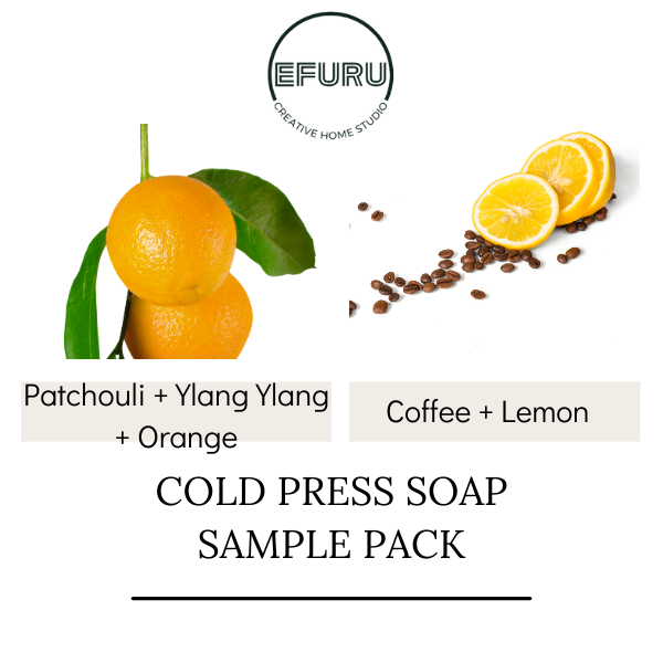 Patchouli Ylang Ylang + Orange/Coffee + Lemon Soap Sample Pack