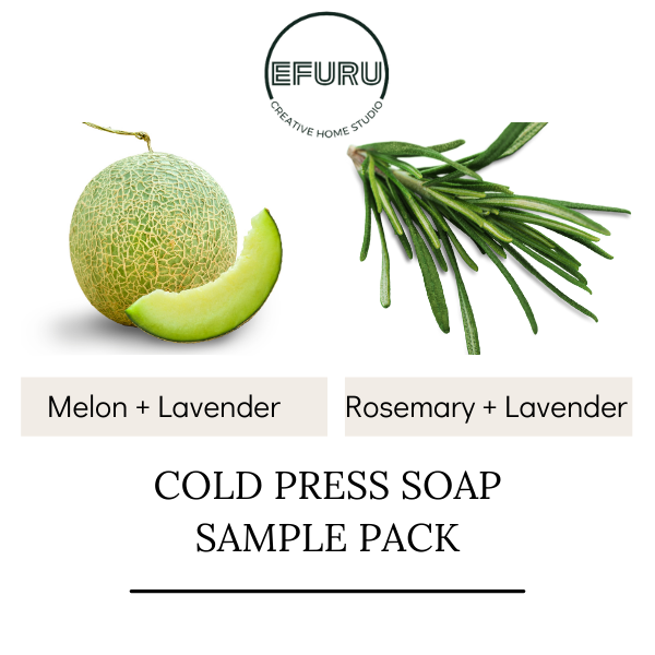 Melon + Lavender/ Rosemary + Lavender Soap Sample Pack