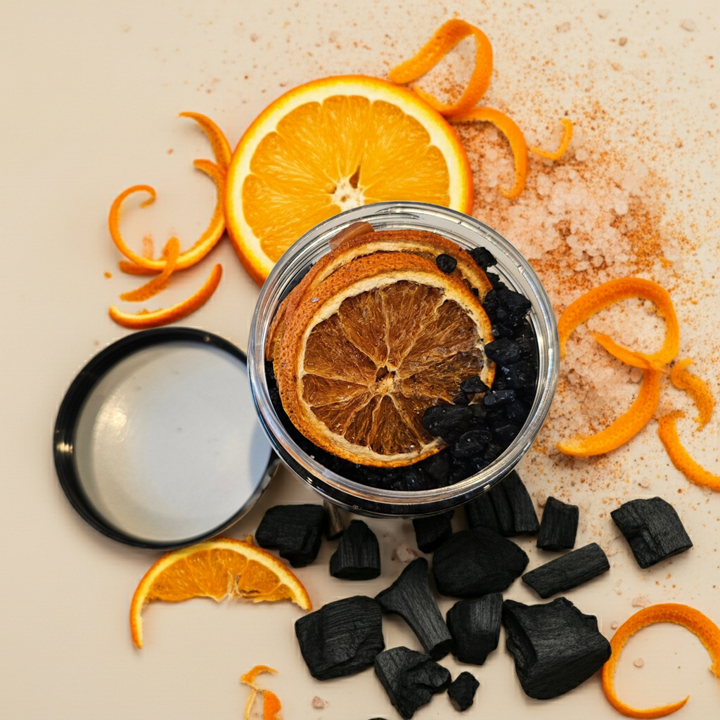 Orangezest with Hemp Oil- Bath Salt/Foot Soak 8oz