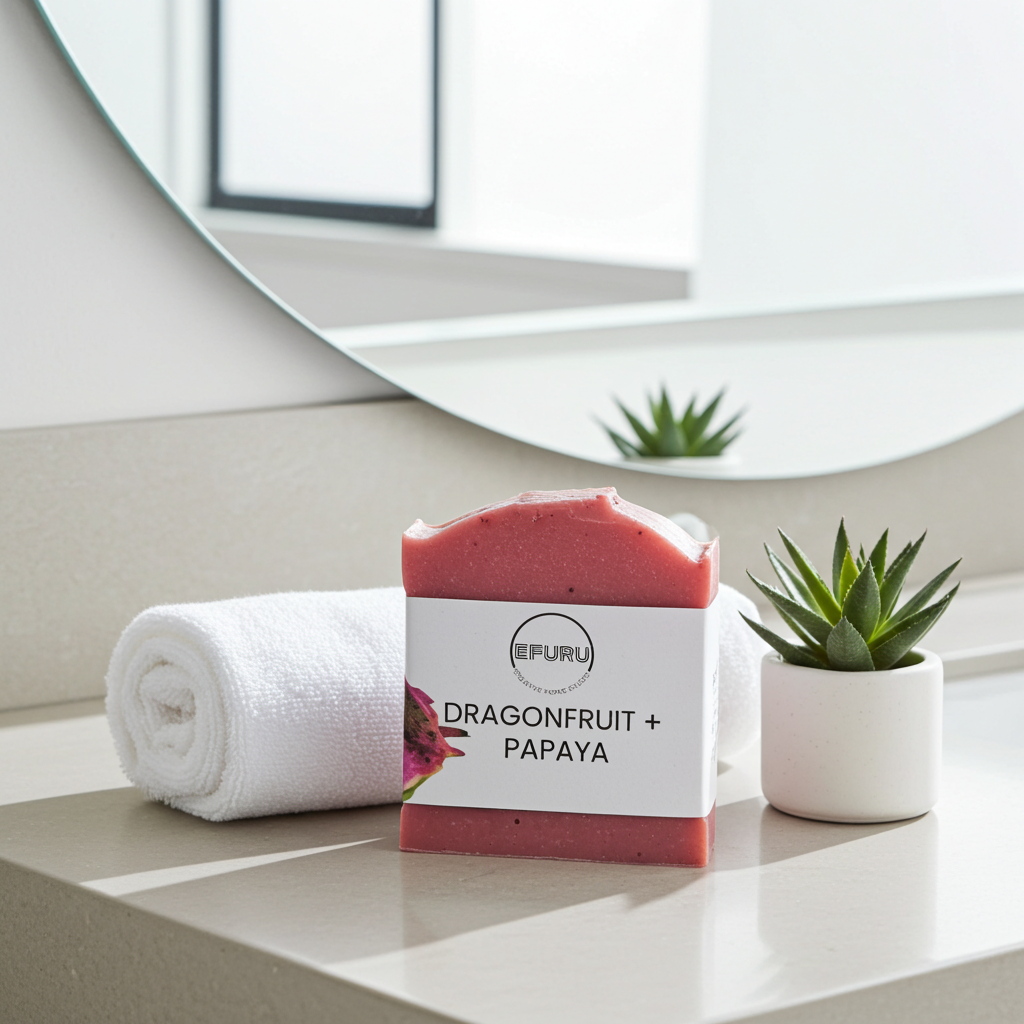 Dragon Fruit + Papaya Bar Soap