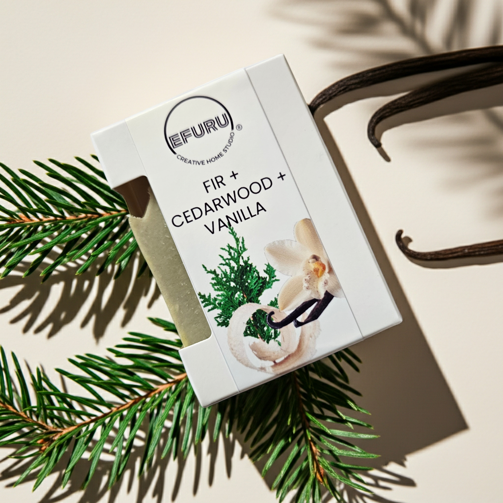 Fir + Cedarwood + Vanilla Bar Soap