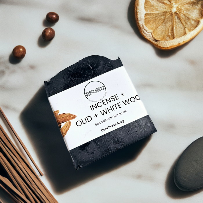 Incense + Oud + White Wood Bar Soap