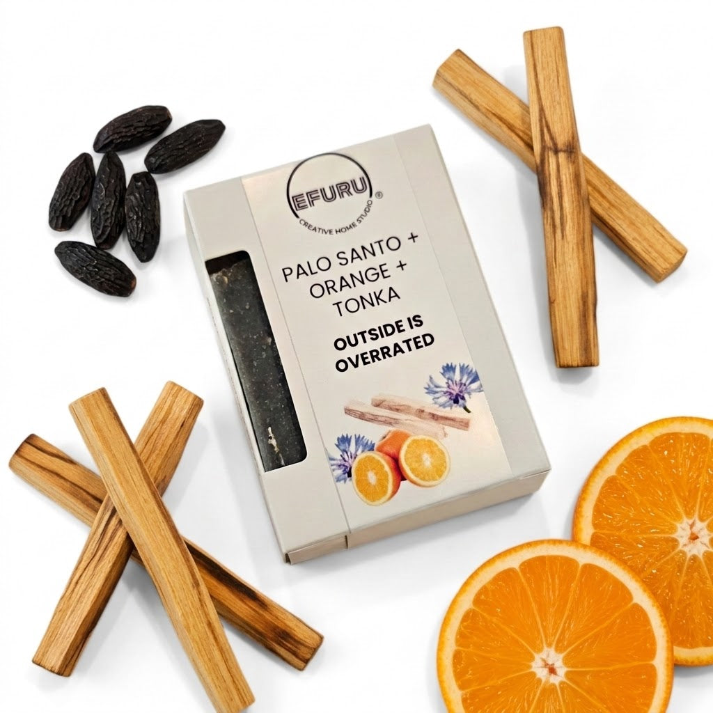 Palo Santo + Orange + Tonka Bean (Outside is Overrated)