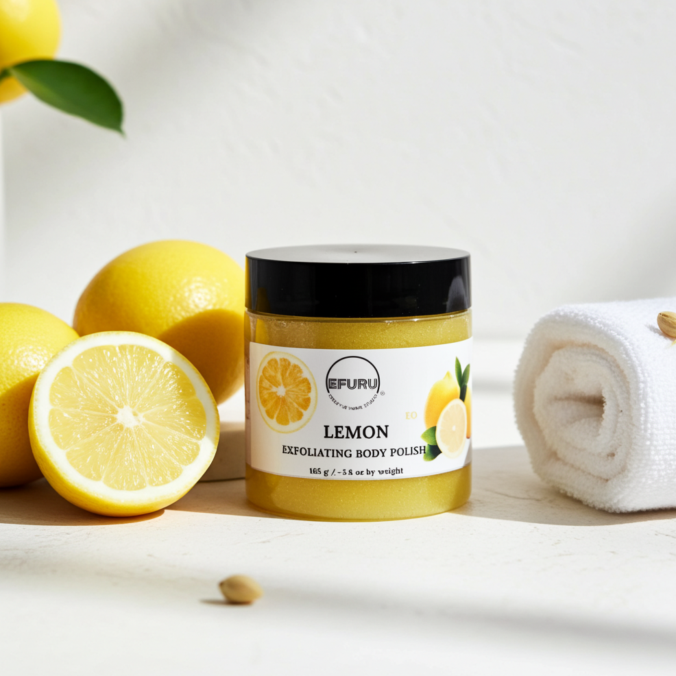 Lemon Essential Oil Exfoliating Body Polish