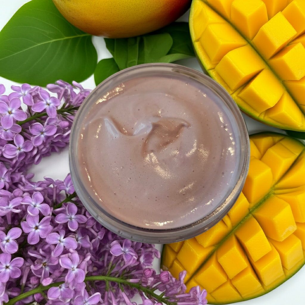 Lilac + Mango Whipped Soap 8oz