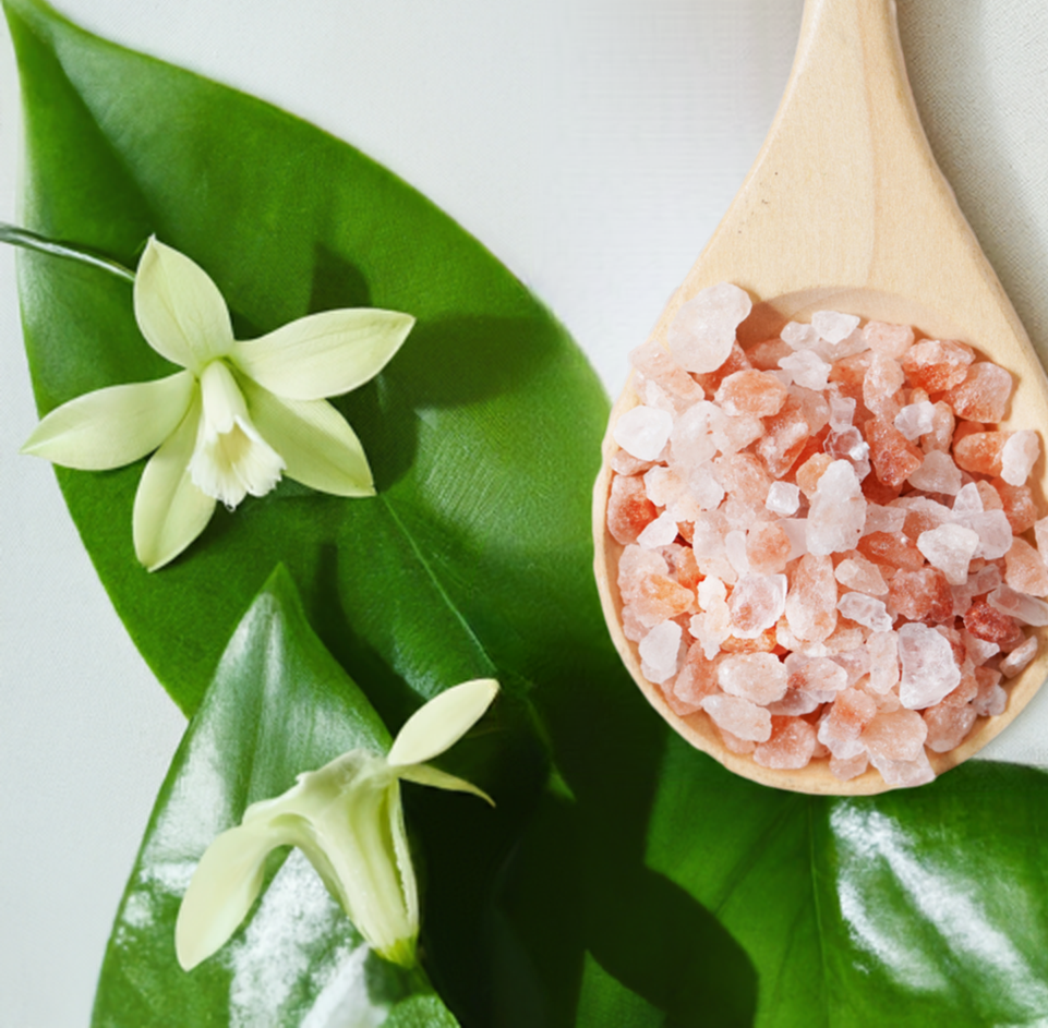 Vanilla Bean + Hibiscus - Bath Salt/Foot Soak 8oz