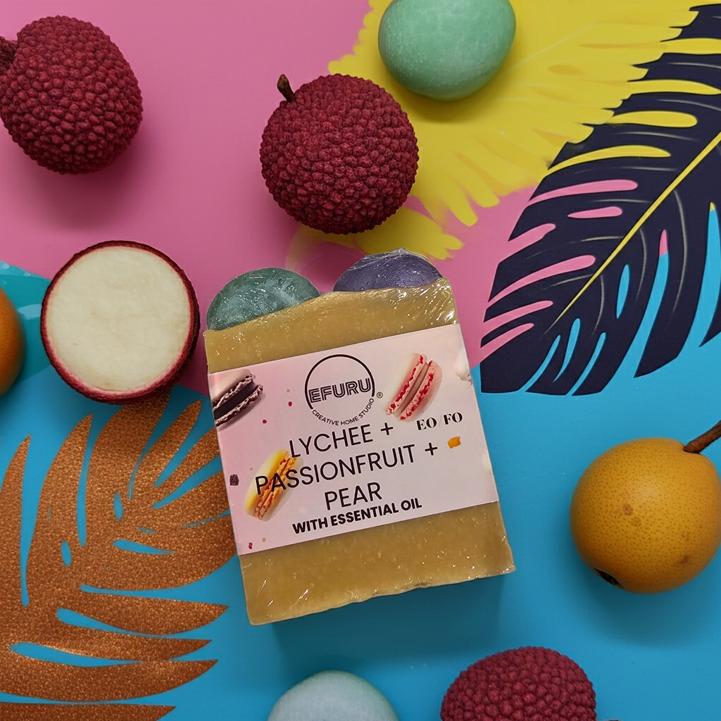 Lychee + Passionfruit + Pear Bar Soap