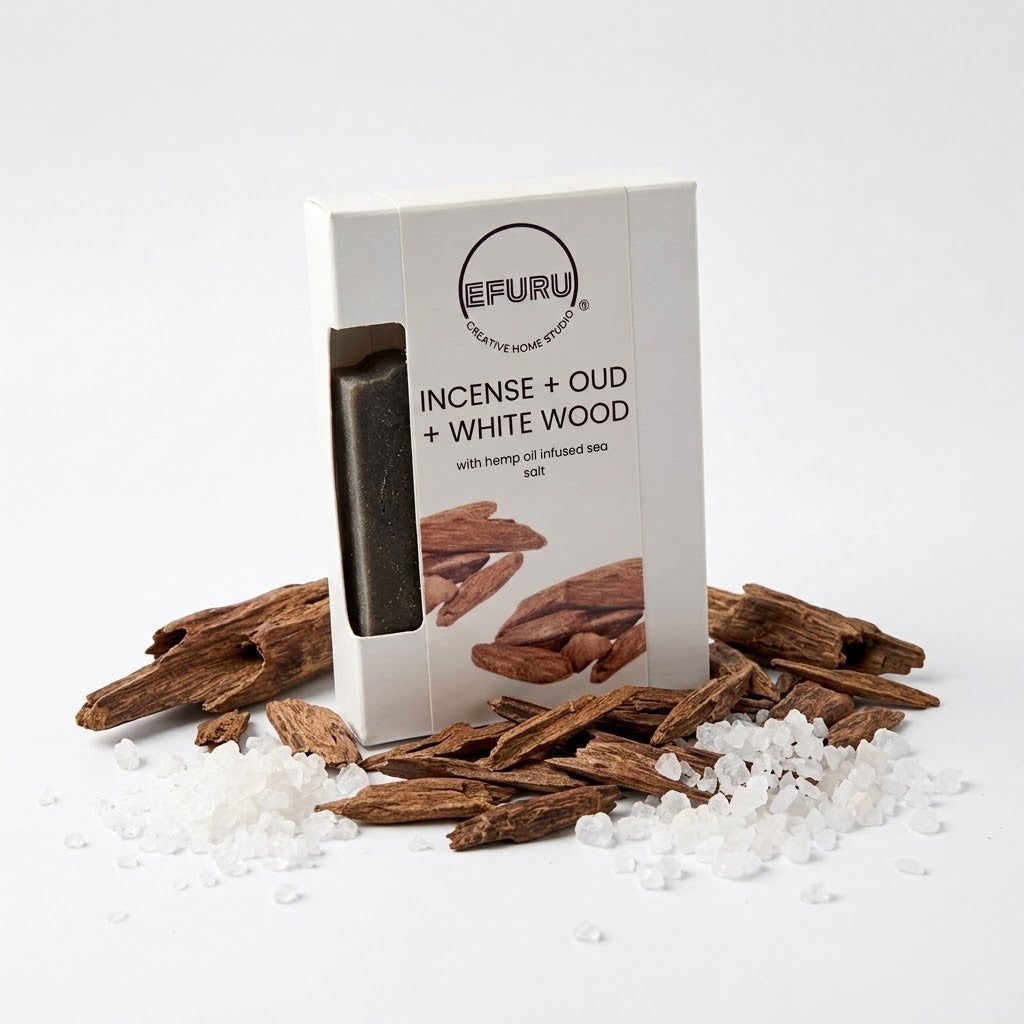 Incense + Oud + White Wood Bar Soap