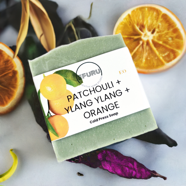 Patchouli + Ylang Ylang Orange Bar Soap