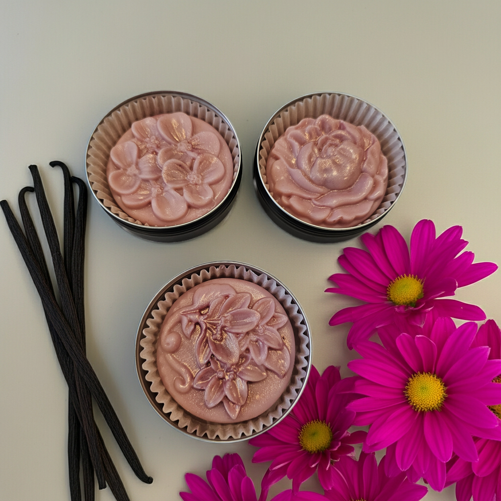 Pink Petals + Vanilla Lotion Bar