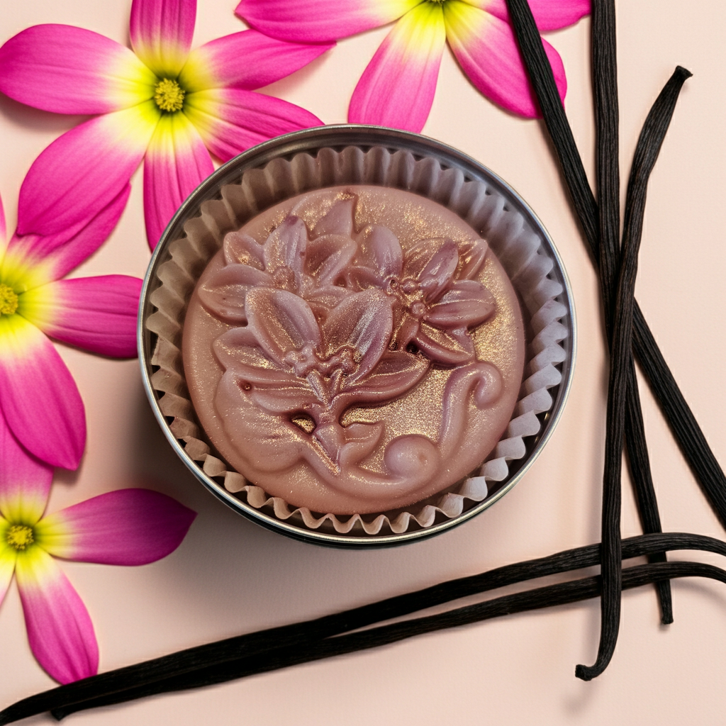 Pink Petals + Vanilla Lotion Bar