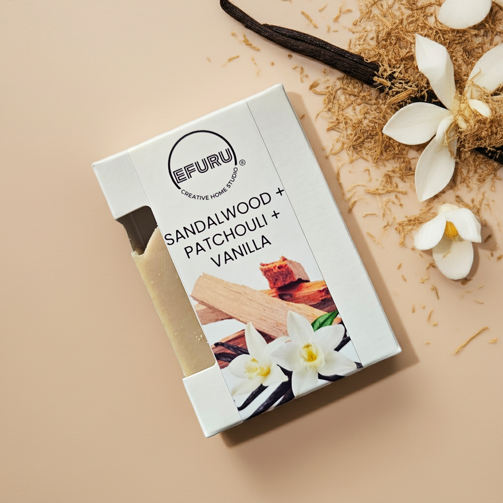 Sandalwood + Patchouli + Vanilla Bar Soap