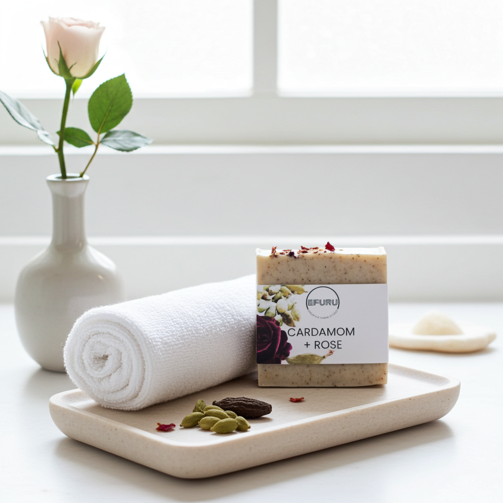 Cardamom + Rose Bar Soap