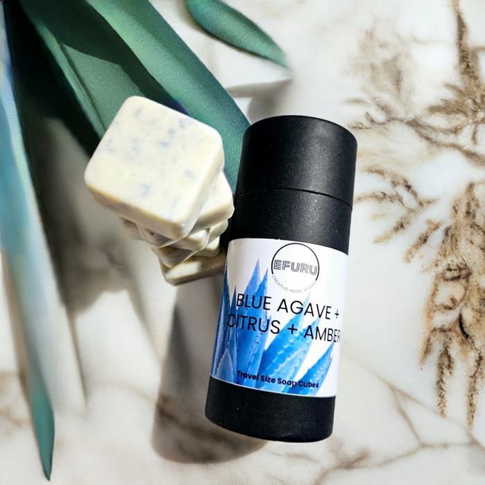 Travel Cube Soap: Blue Agave +Citrus + Amber