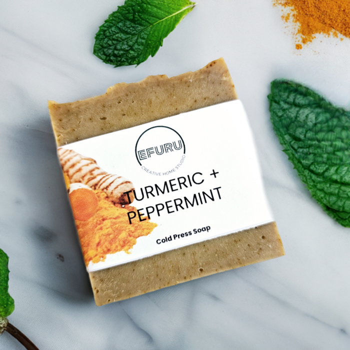 Turmeric + Peppermint Bar Soap