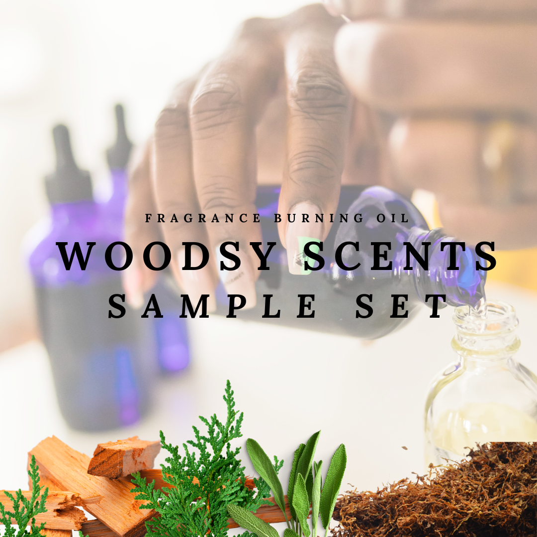 Woodsy Burning Oil Scents Sample Set