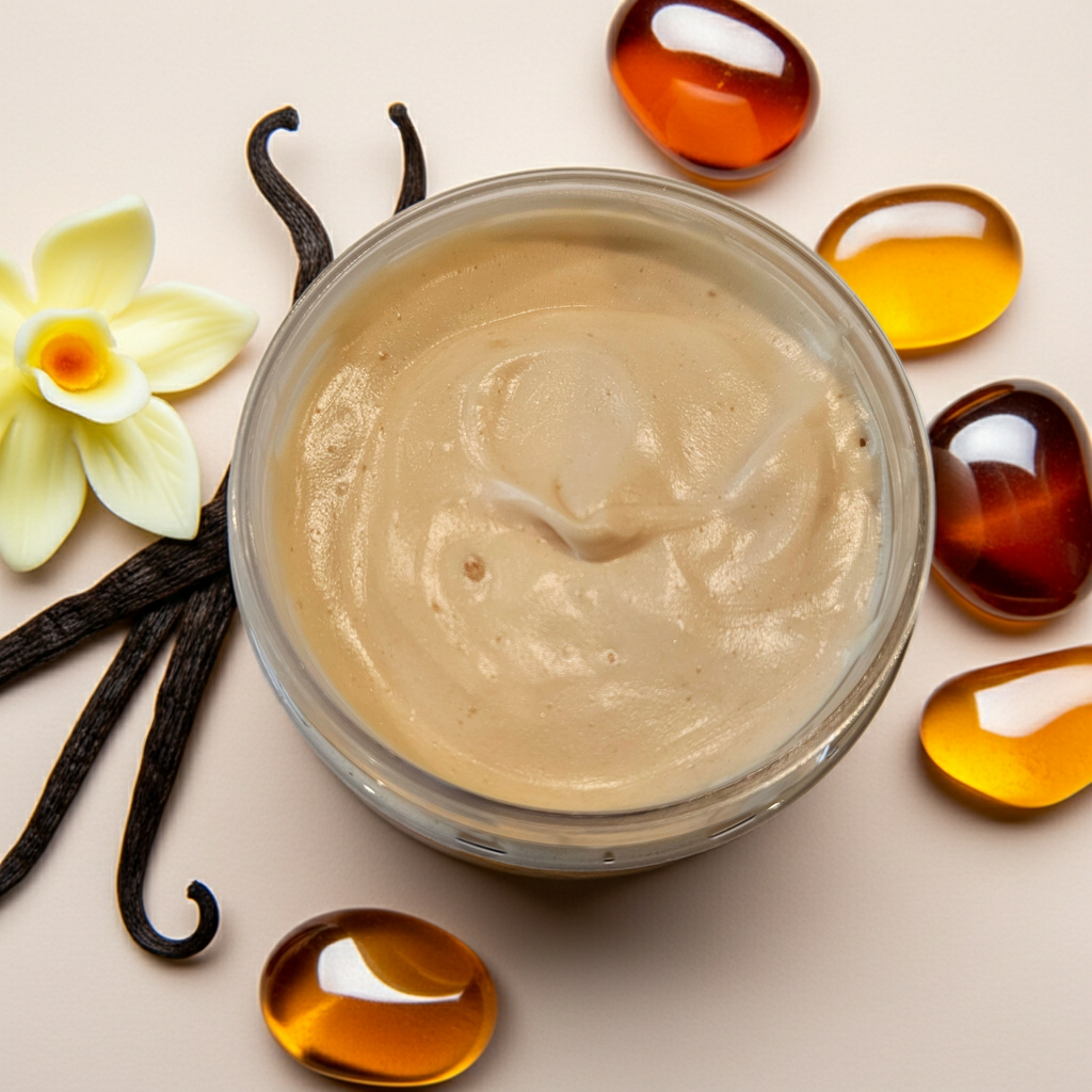 Cashmere + Vanilla + Amber Whipped Soap 8oz