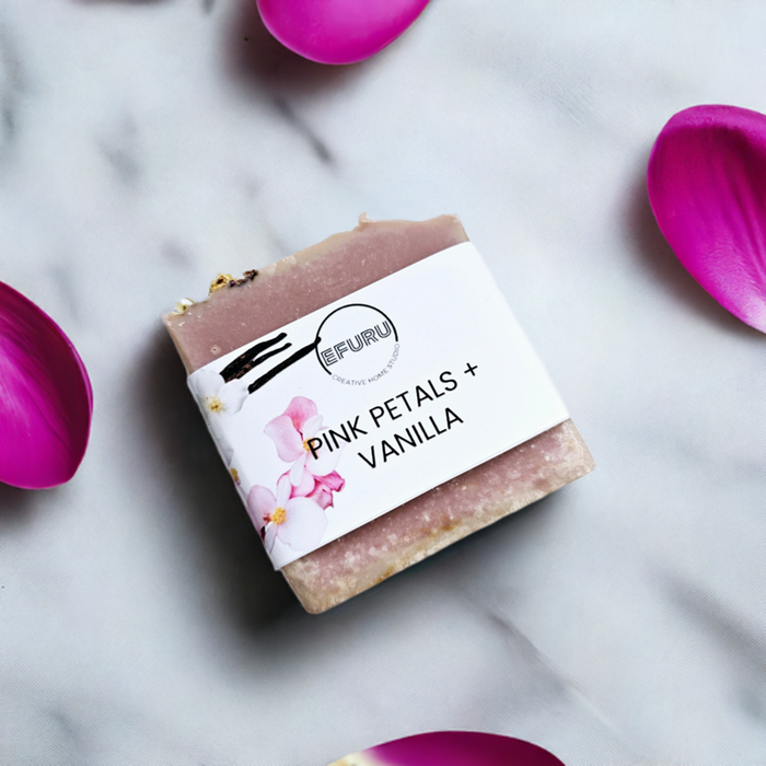 Pink Petals + Vanilla Bar Soap