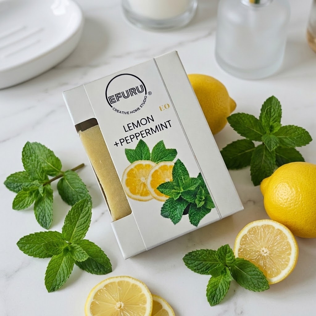 Lemon + Peppermint Bar Soap